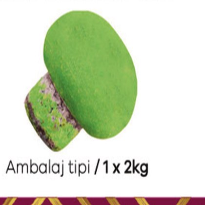 Elit Antep Fıstık Kremalı Sütlü Mantar Yeşil 1x2 Kg