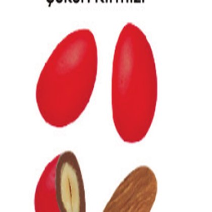 Elit Sütlü Badem Şekeri Kırmızı 8x3 Kg