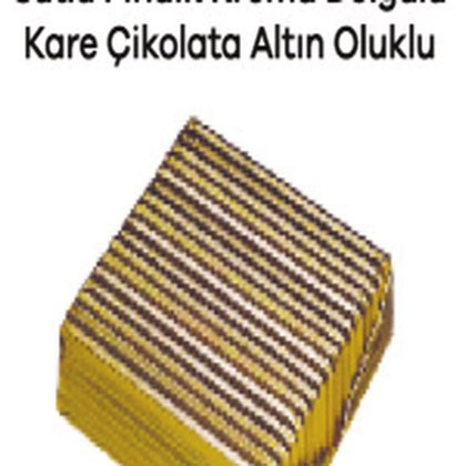 Elit Sütlü Fındık Krema Kare Altın Oluklu 6x2 Kg