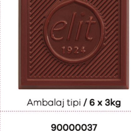 Elit Sütlü Madlen Kare 6x3 Kg